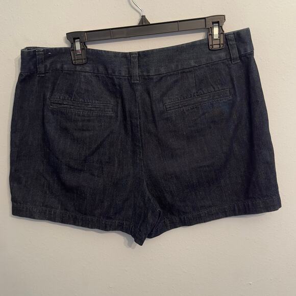 Ann Taylor Loft Denim Chambray  Shorts Sz 12 - Picture 4 of 6